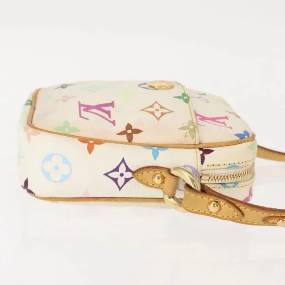 LOUIS VUITTON Monogram Multicolor Lift Shoulder Bag White M40055 LV Auth 150612 - Picture 4 of 16